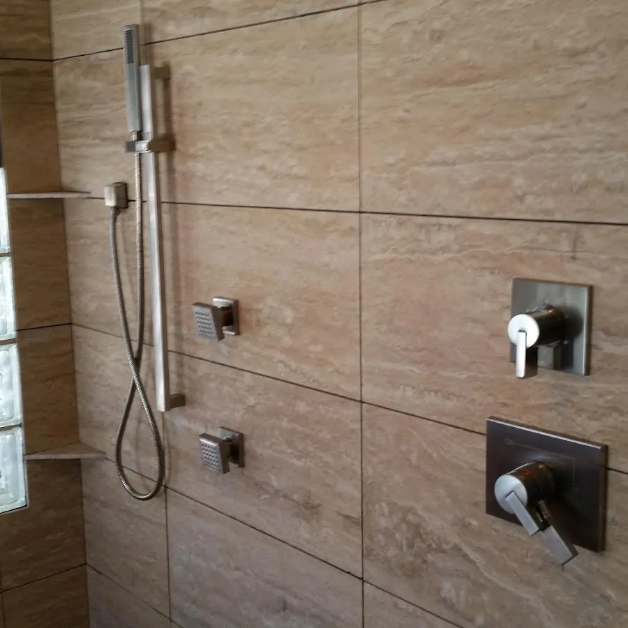 Shower fixture installation for Water Heater Replacement in Bel Aire